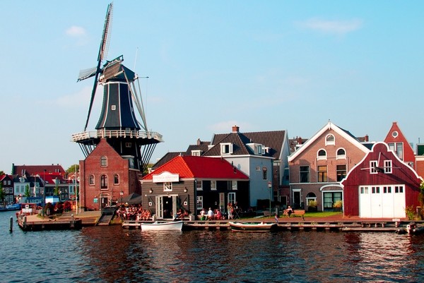 Windmill on a house