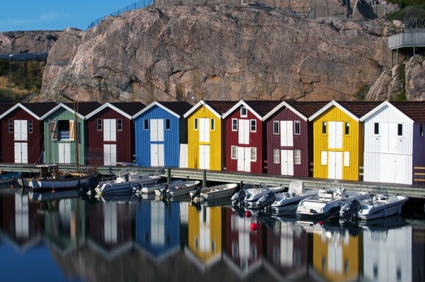 Fisherman houses in Sweden