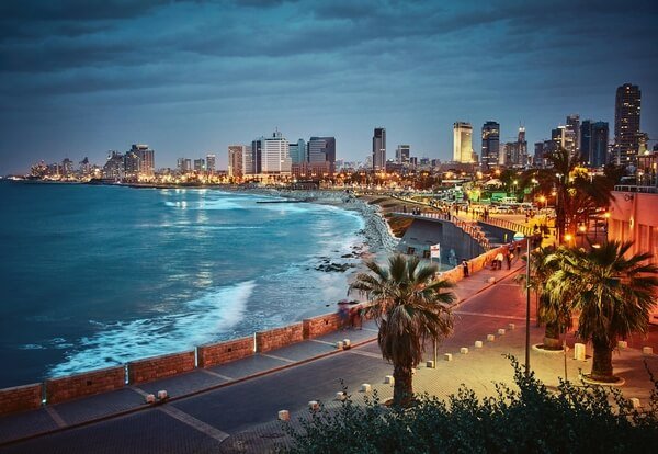 Sunset in Tel Aviv