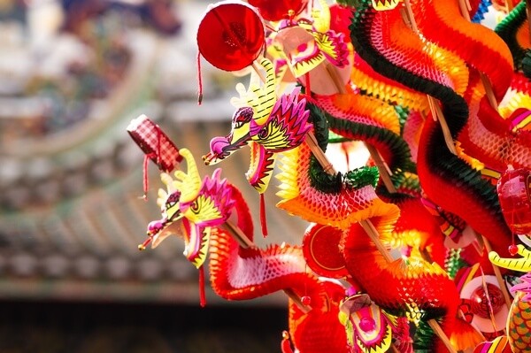 Chinese dragon ornament