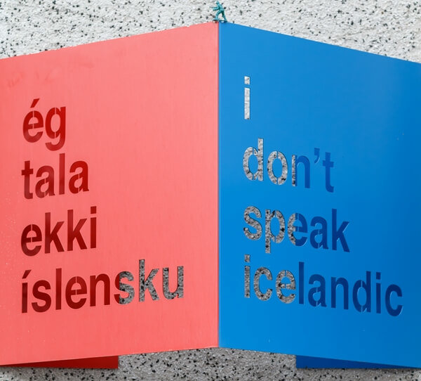 I don’t speak icelandic