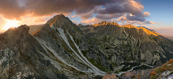 Panorama of High Tatras