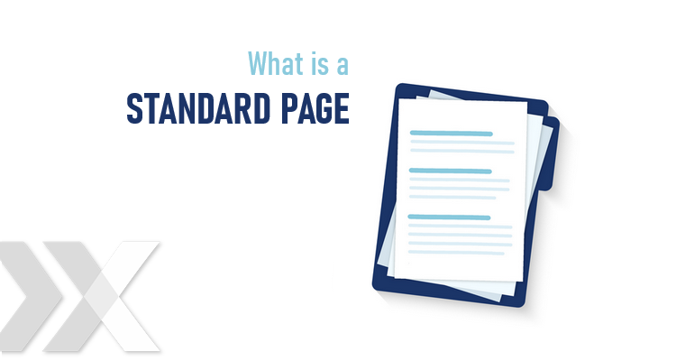 What is a standard page