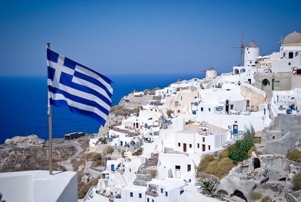 photo of a greek flag