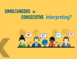 illustration of interpeters during conference