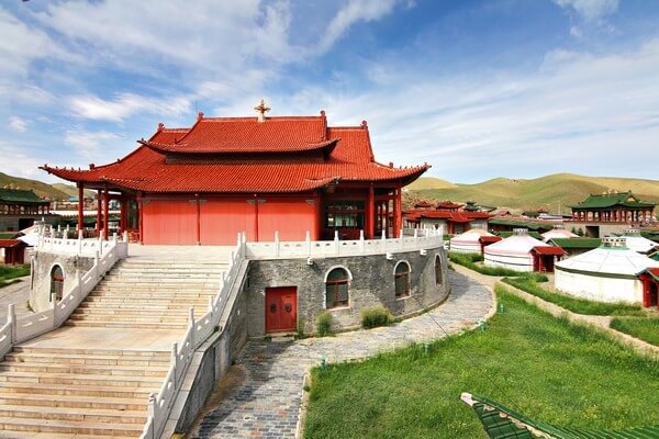 the historical camp in Ulaanbaatar