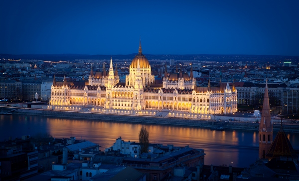 Parliament in Budapest, Hungary - night view