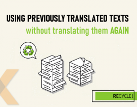 Recycle your previous translations