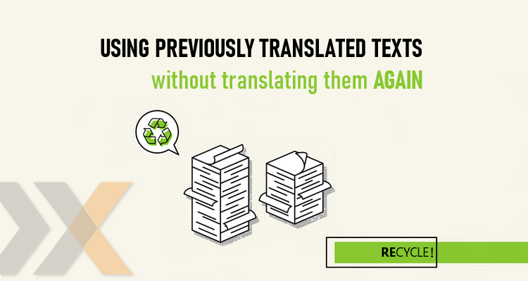 Recycle your previous translations