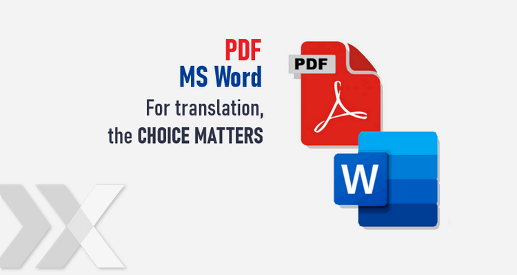 comparison of PDF and MS Word document processing