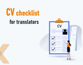 CV checklist for translators