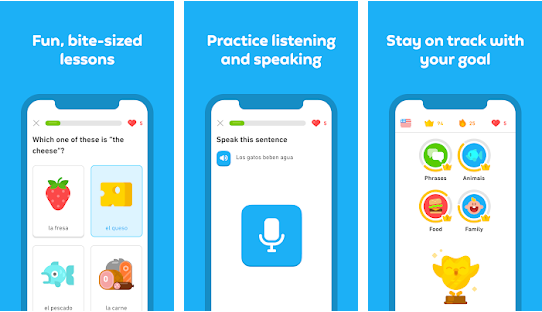 duolingo smartphone app preview