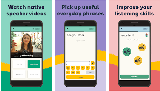 Memrise smartphone app preview