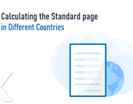 Standard page in Different Countries