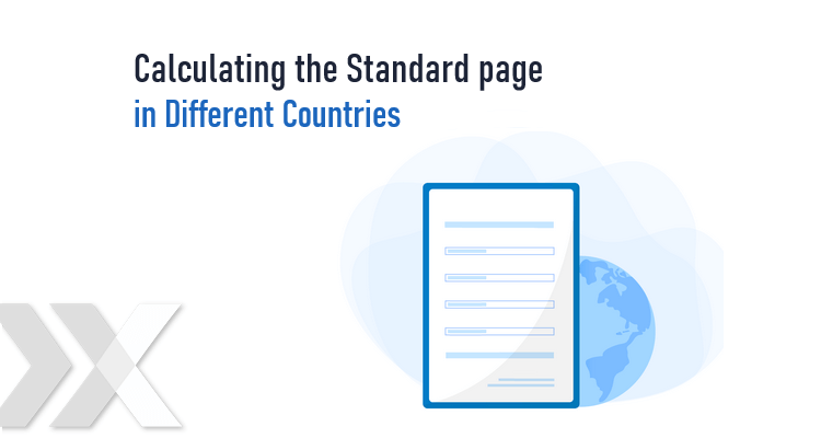 Standard page in Different Countries