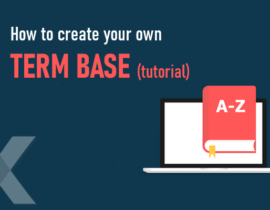 creating a term base in a CAT tool